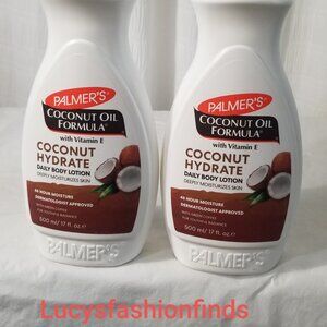 2 Bottles Palmer's Coconut Oil Formula Coconut Hydrate Daily Body Lotion New
